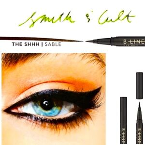 SMITH & CULT B-Line Eye Pen Sable Liquid Eyeliner in "Shhh" Black Brown NWT